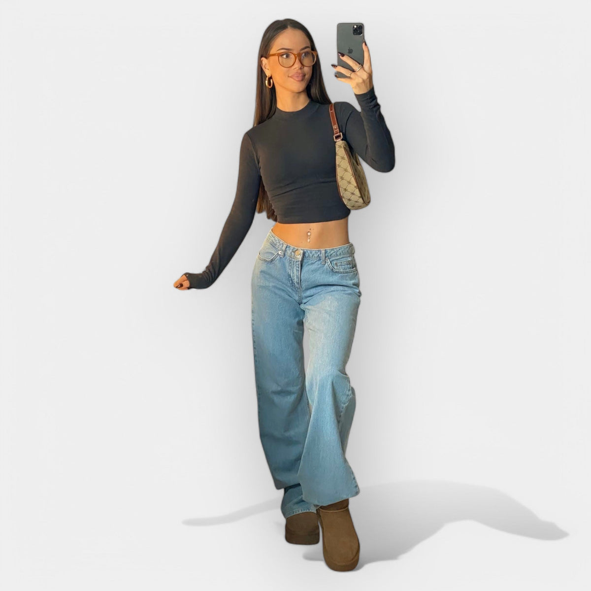 Romana - Jeans de tiro bajo