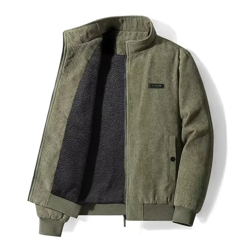 | VESTE EN CORDUROY AVEC DOUBLURE EN POLAIRE