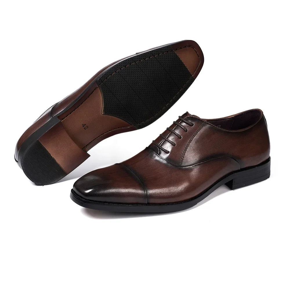 Zapatos Premium de Cuero Genuino para Boda