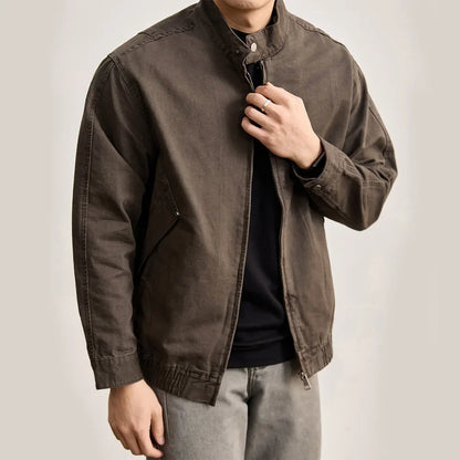 Chaqueta de Algodón Lavado de Primavera Leonardo