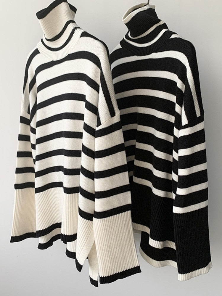 Eliane | Jersey de Rayas Elegante y Relajado