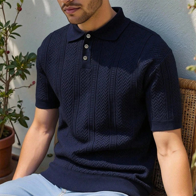 Polo de Golf de Verano con Cuello Polo
