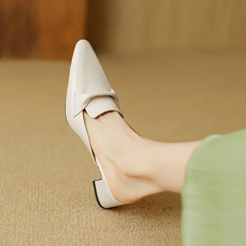 Marcella | Mules de Punta con Lazo