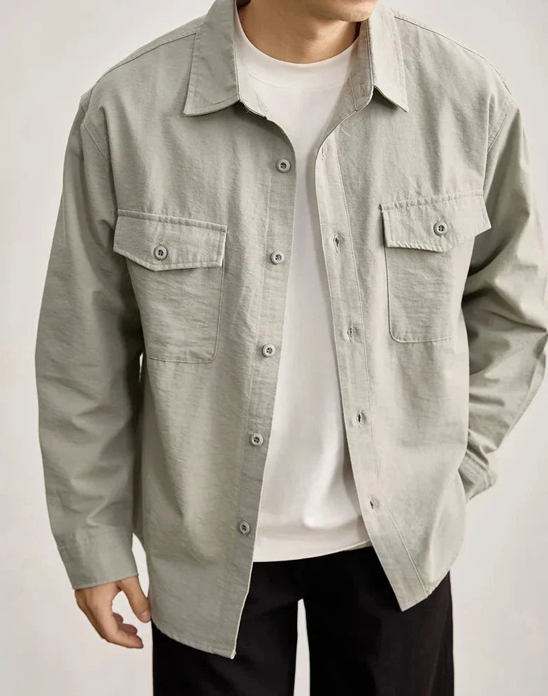 Chaqueta Streetwear Gris Leonardo