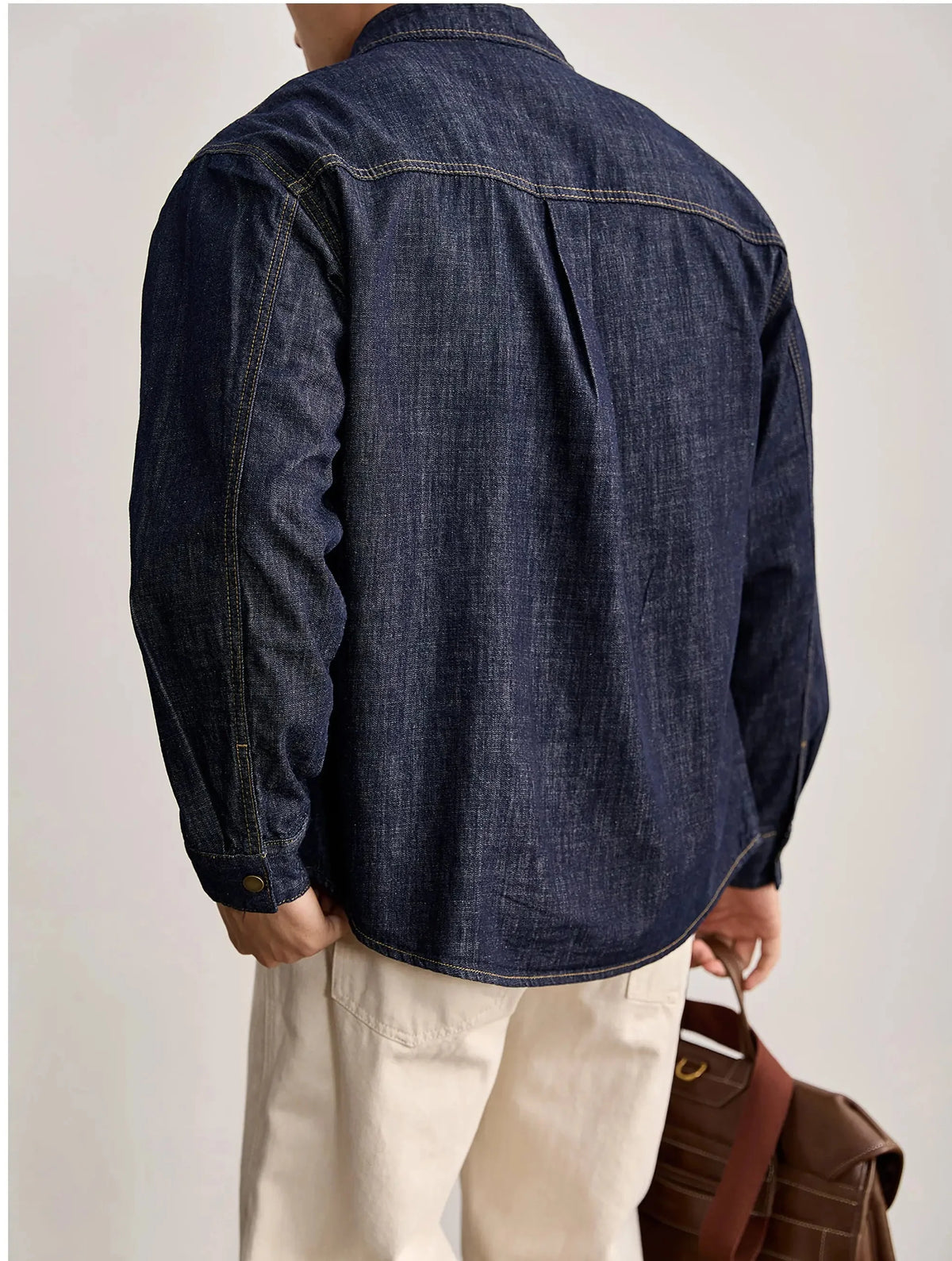 Chaqueta Clásica de Algodón y Lino Leonardo
