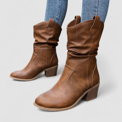 | Bottes en cuero orthopédique Vivian