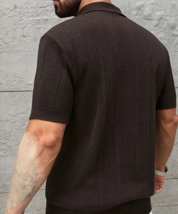 Polo de Golf de Verano con Cuello Polo