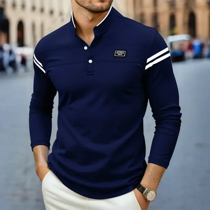 | T-SHIRT À MANCHES LONGUES MODERNE POUR HOMME