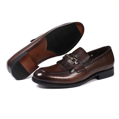 Zapatos de Cuero Clásicos para Boda Leonardo