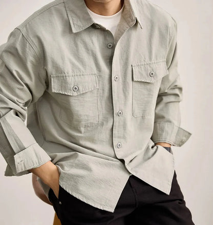 Chaqueta Streetwear Gris Leonardo