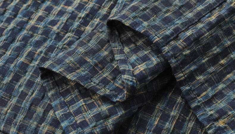 Camisa Oversize de Cuadros Clásica Leonardo