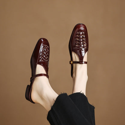 Riza | Mules Entrelazadas con Correa