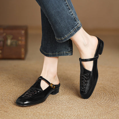 Riza | Mules Entrelazadas con Correa