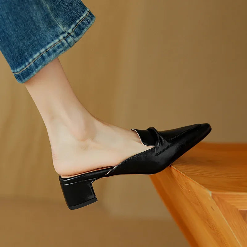 Marcella | Mules de Punta con Lazo