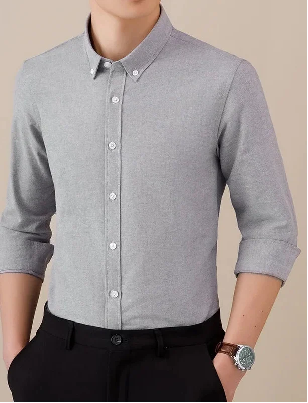 Camisa Formal de Algodón de Manga Larga SAFARI