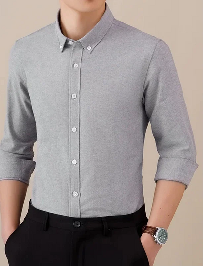 Camisa Formal de Algodón de Manga Larga SAFARI