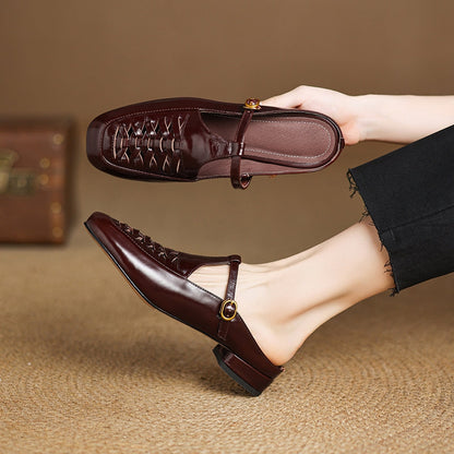 Riza | Mules Entrelazadas con Correa