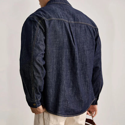 Chaqueta Clásica de Algodón y Lino Leonardo