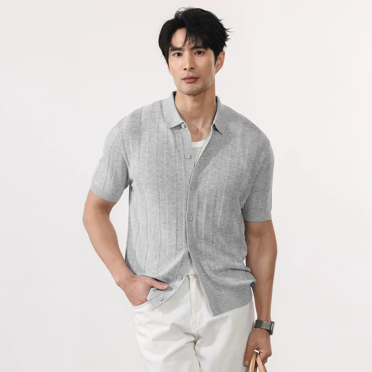 Polo Vintage de Verano Estilo Gentleman