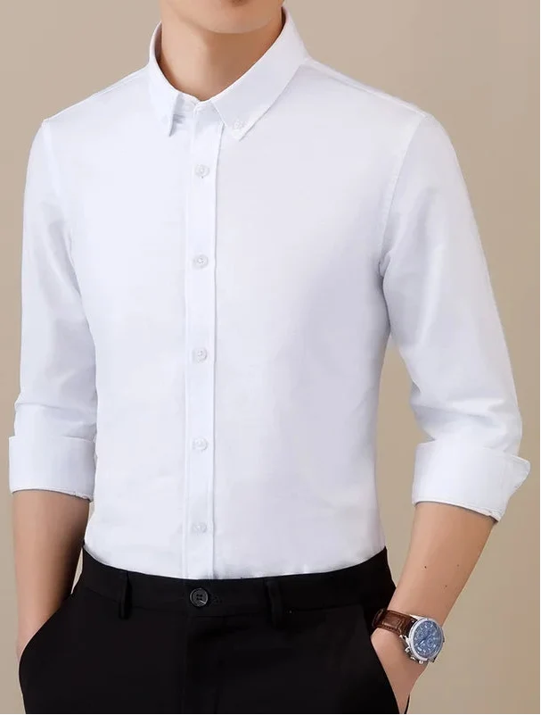 Camisa Formal de Algodón de Manga Larga SAFARI