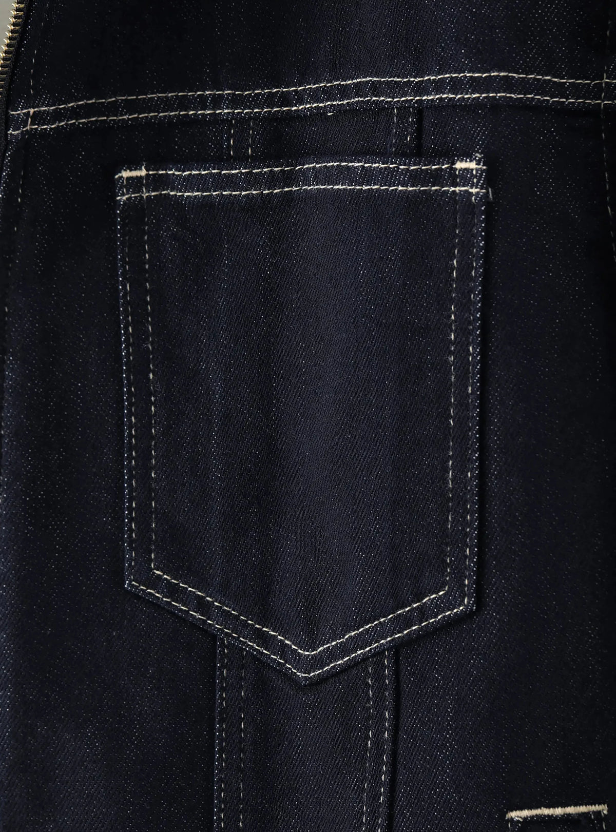 Chaqueta Clásica Azul Marino de Algodón Leonardo