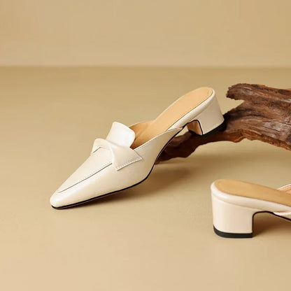 Marcella | Mules de Punta con Lazo