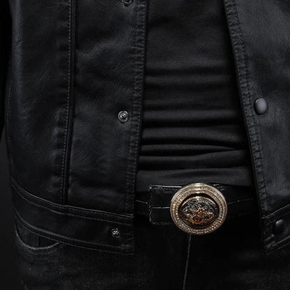 | VESTE EN CUIR MODERNE RIDER