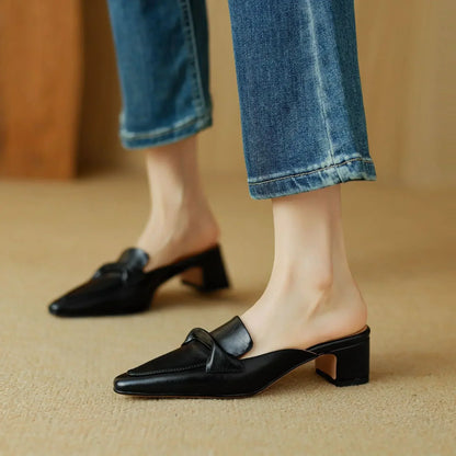 Marcella | Mules de Punta con Lazo