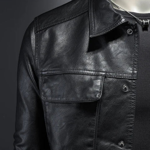 | VESTE EN CUIR MODERNE RIDER