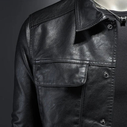 | VESTE EN CUIR MODERNE RIDER