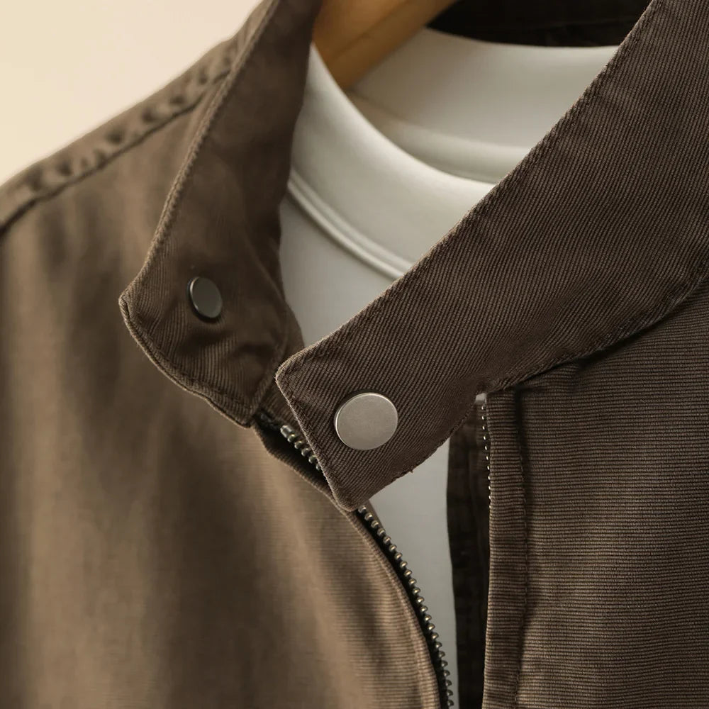 Chaqueta de Algodón Lavado de Primavera Leonardo