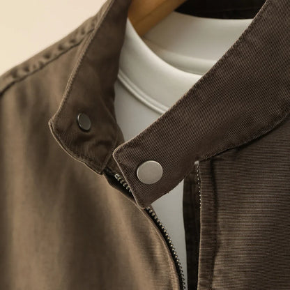 Chaqueta de Algodón Lavado de Primavera Leonardo
