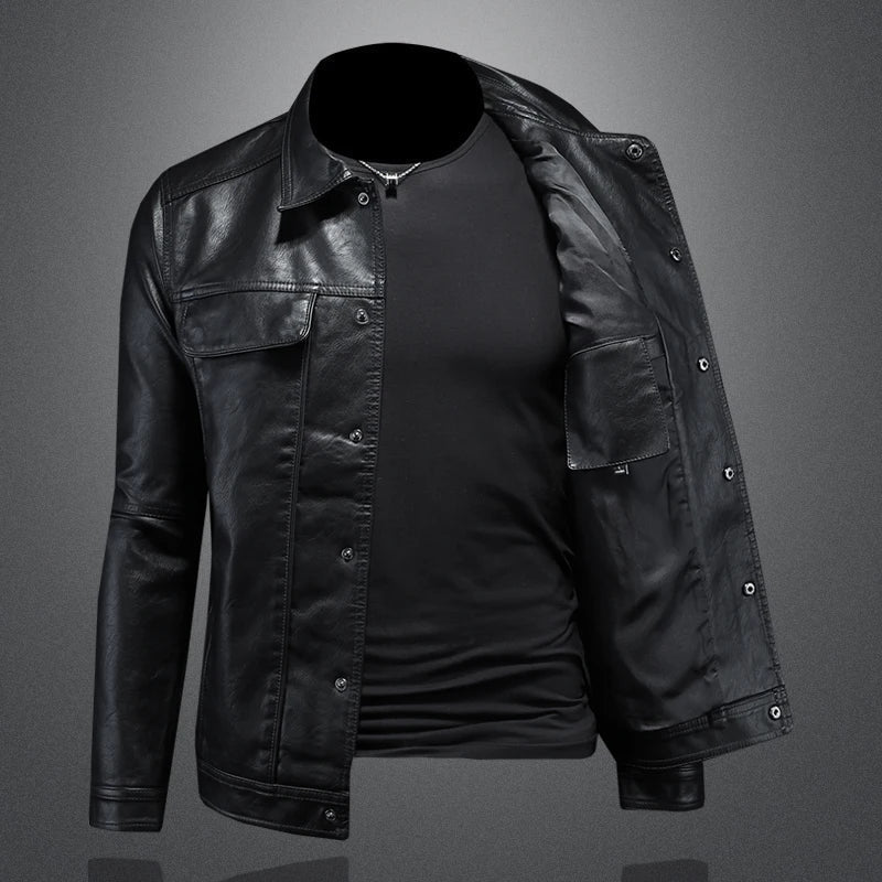 | VESTE EN CUIR MODERNE RIDER