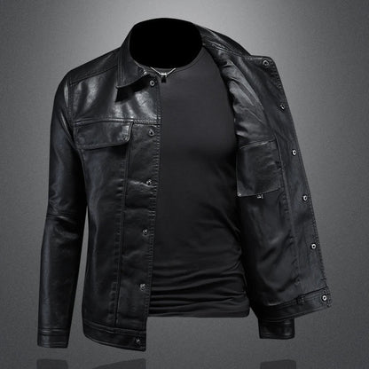 | VESTE EN CUIR MODERNE RIDER