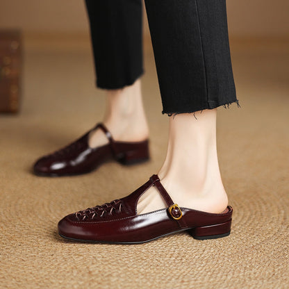 Riza | Mules Entrelazadas con Correa