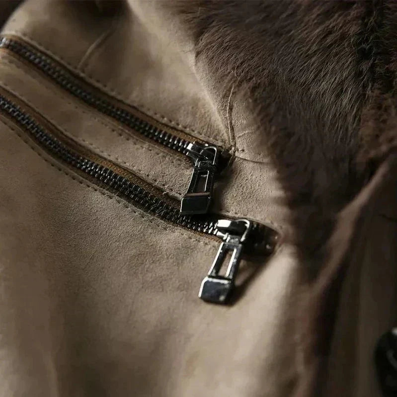 Chaqueta de piel de oveja