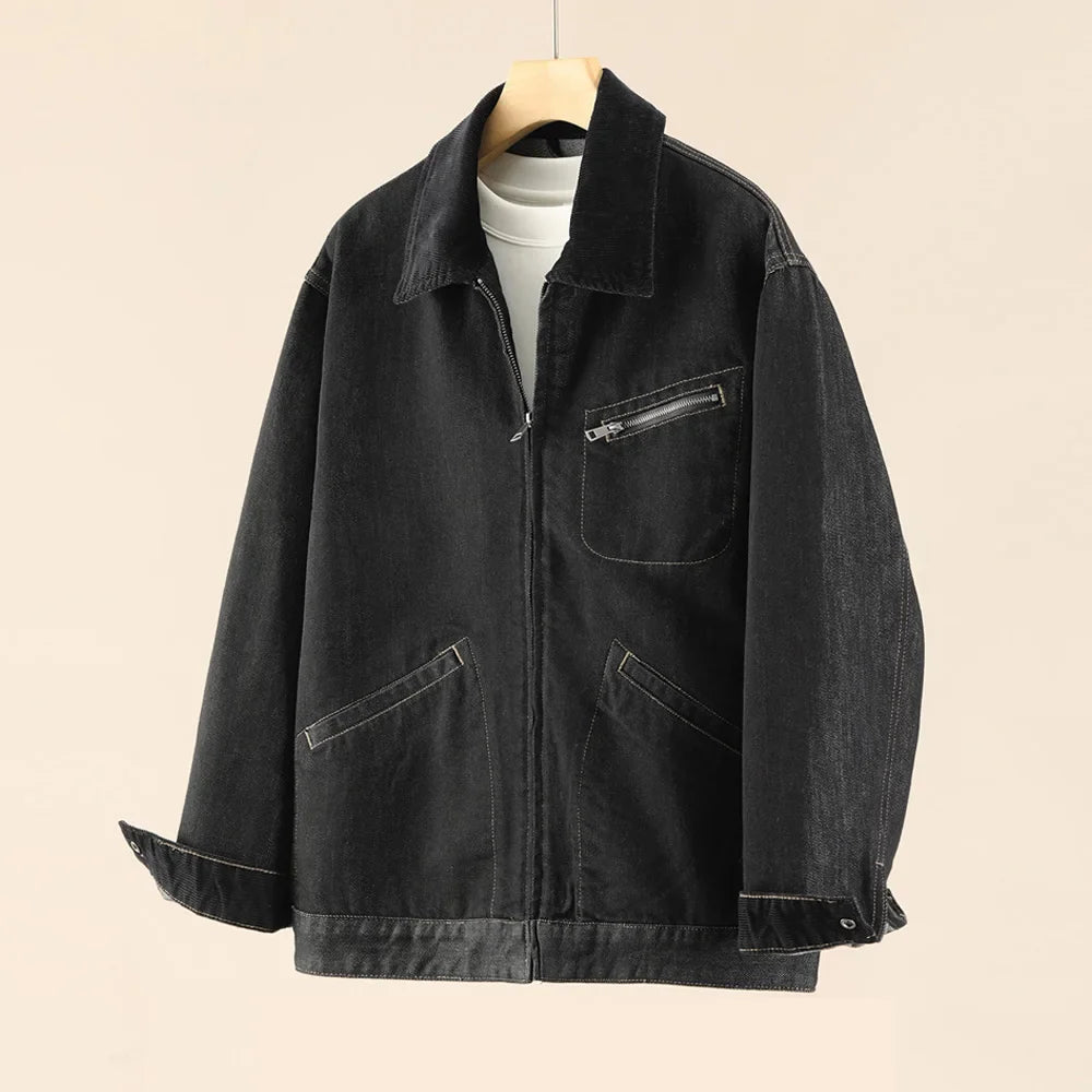 Chaqueta Vaquera Casual Holgada Leonardo