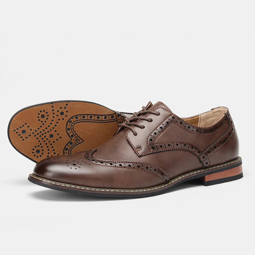 Zapatos Brogue Elegantes Leonardo