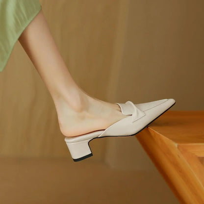 Marcella | Mules de Punta con Lazo