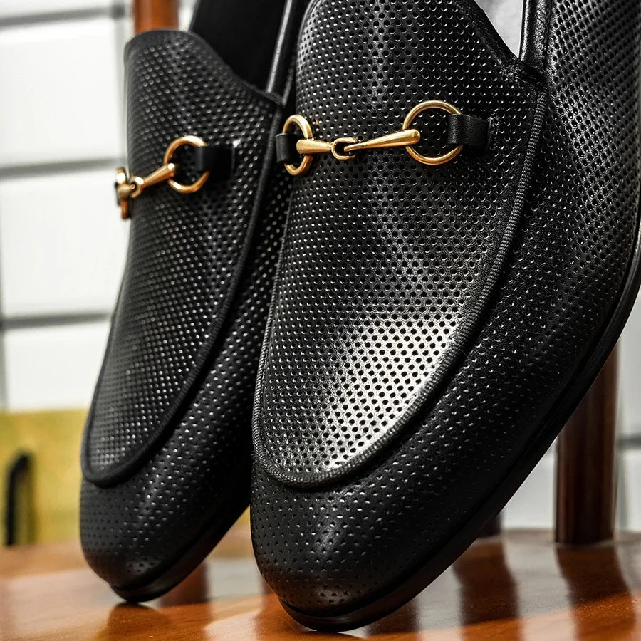 Mocasines de Cuero de Verano Leonardo