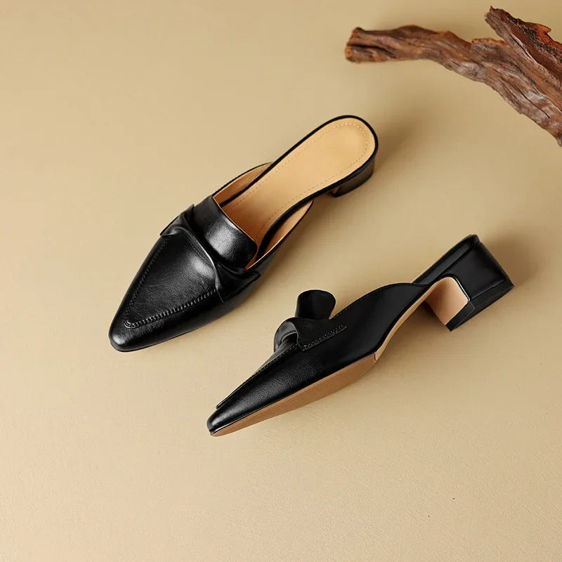 Marcella | Mules de Punta con Lazo