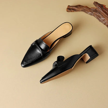 Marcella | Mules de Punta con Lazo