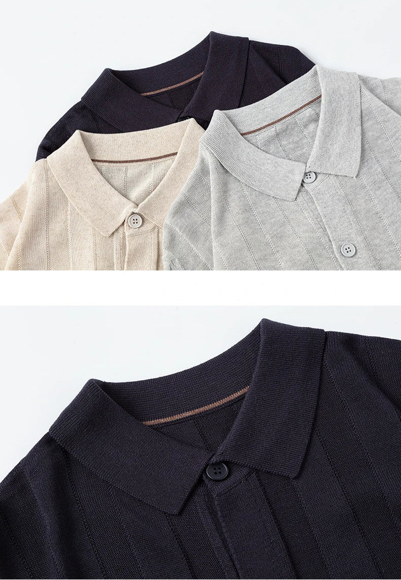 Polo Vintage de Verano Estilo Gentleman
