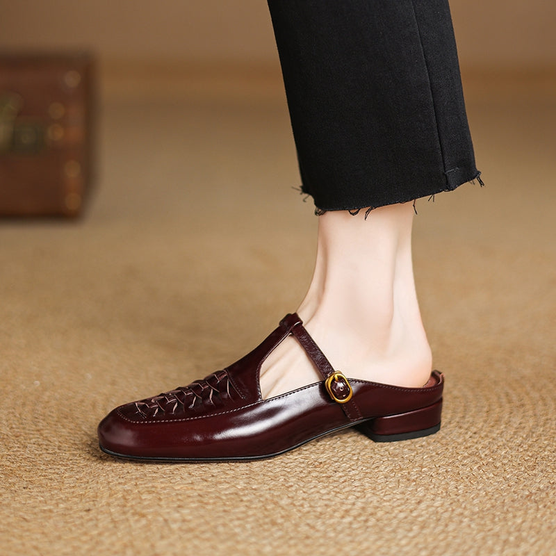 Riza | Mules Entrelazadas con Correa