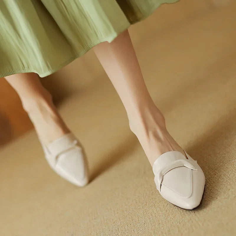Marcella | Mules de Punta con Lazo