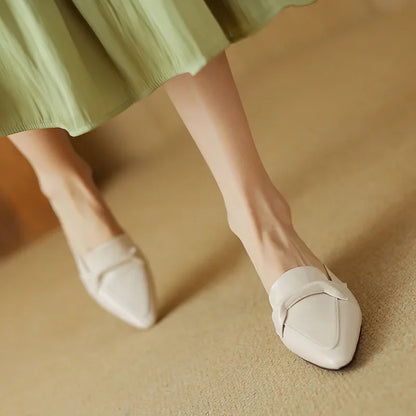 Marcella | Mules de Punta con Lazo
