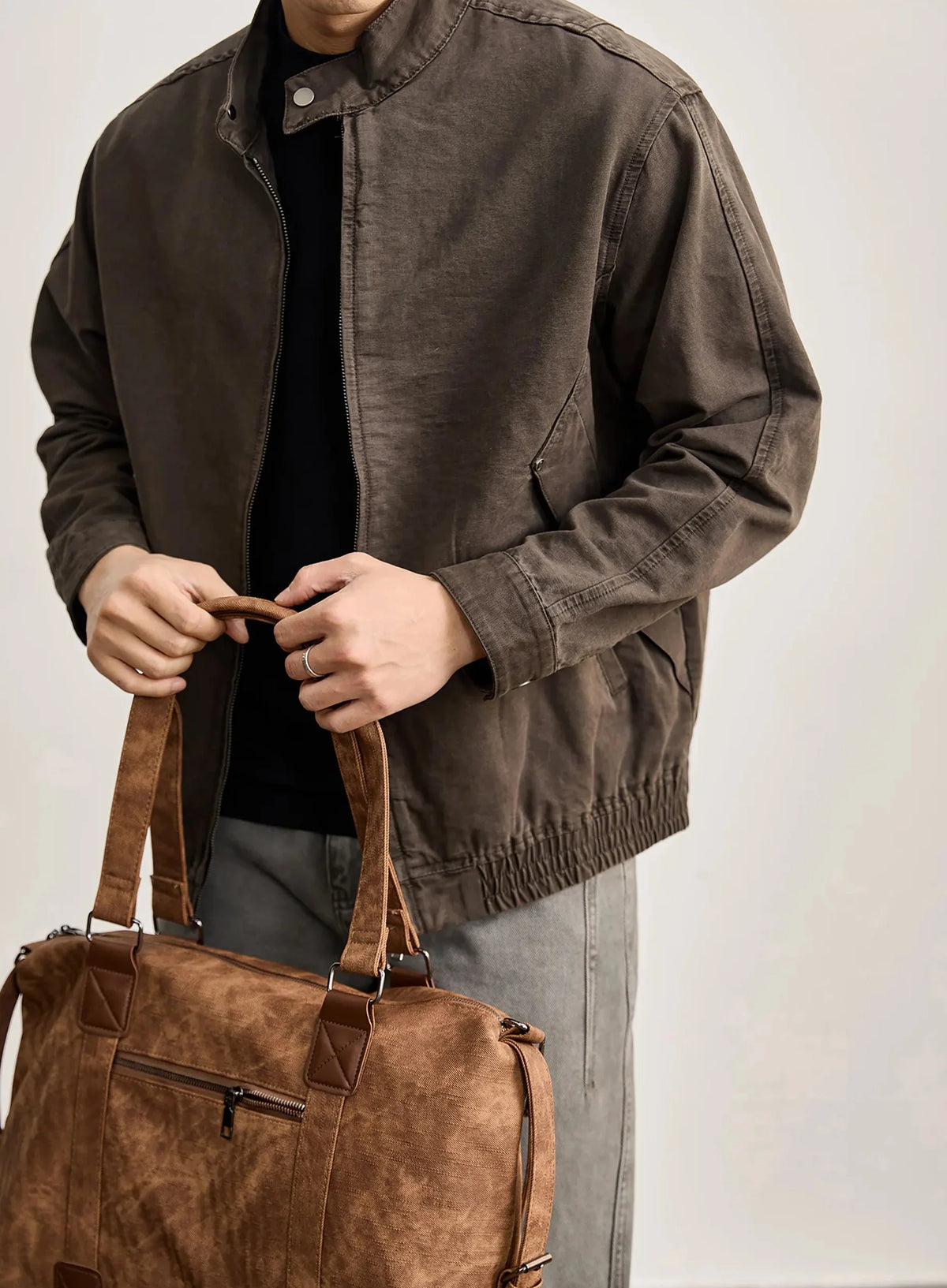 Chaqueta de Algodón Lavado de Primavera Leonardo