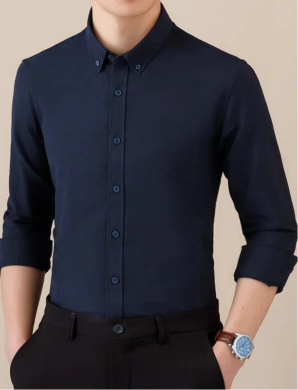 Camisa Formal de Algodón de Manga Larga SAFARI