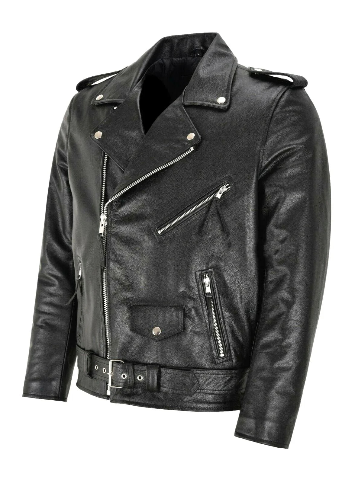 | VESTE EN CUIR POUR HOMME CLASSIQUE