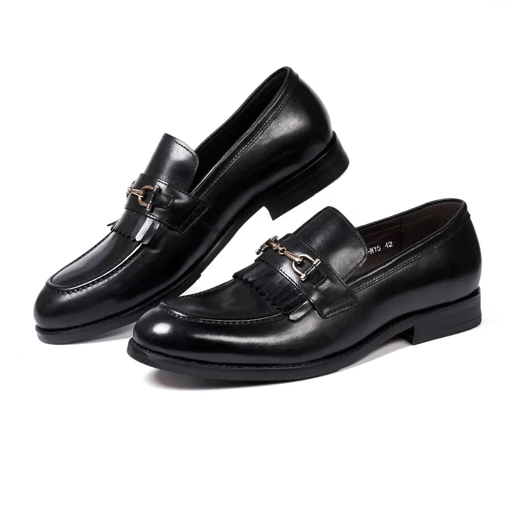 Zapatos de Cuero Clásicos para Boda Leonardo